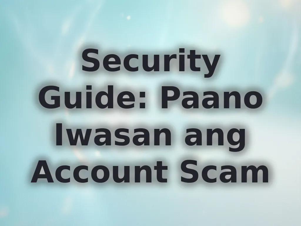 Account Security